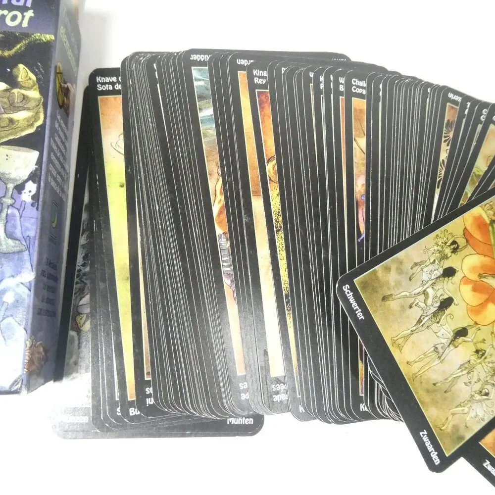 Elemental Tarot 78 Card Deck Lo Scarabeo Italy w/Box & Instructions